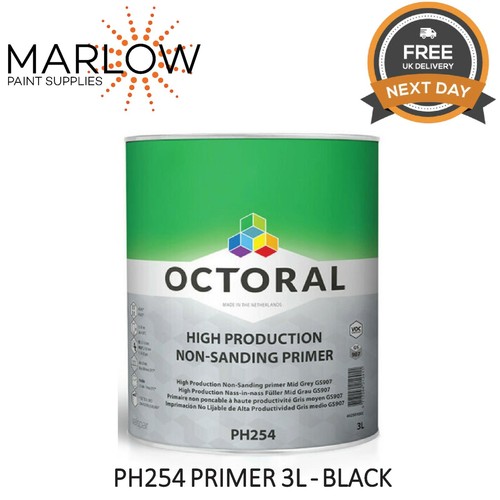 OCTORAL PH254 HIGH PRODUCTION NON SANDING WET ON WET PRIMER 3LTR BLACK eBay