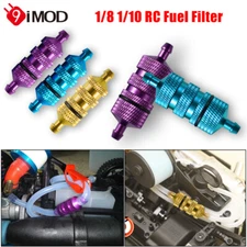 Fuel Filter 1/8 1/10 Oil Filter Aluminum for HSP Hobo HPi Leihu Henglong RC Car