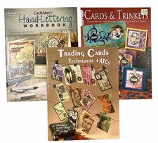Card Makers Workbooks, Trading Card Techniques, Cards  Trinkets Hand-Lettering