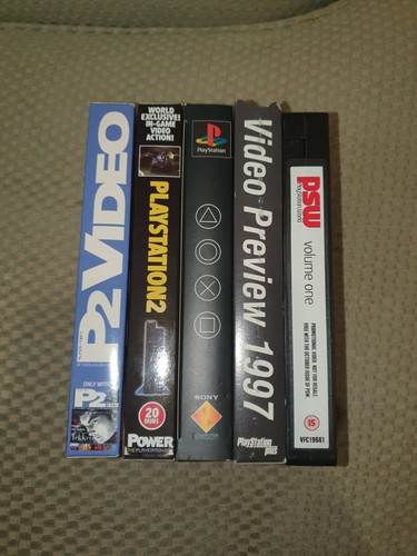 Playstation 1 And 2 VHS collection From Magazine Vintage - Picture 9 of 13