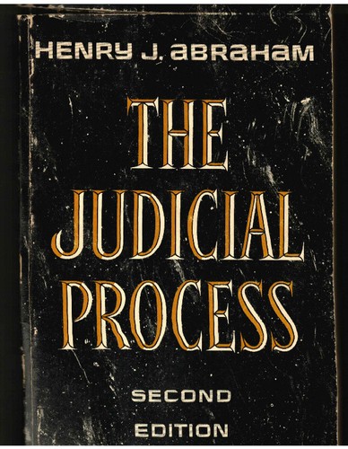 The Judicial Process: An Introductory Analysis of the Courts of the United State - Picture 1 of 3