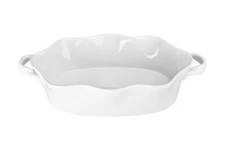 BIA Cordon Bleu 2.75 Qt. Ruffled Edge Oval Baker