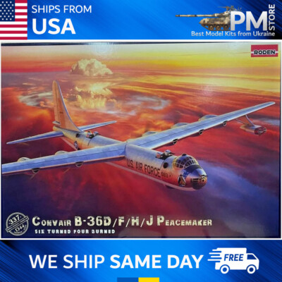 Roden 337 Convair B-36D Peacemaker aircraft scale model plastic kit 1/144