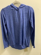 All in Motion Youth Hoodie XL-14/16 Pit To Pit 20  Length 25  Blue Long Sleeves