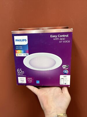 Philips Smart Wi-Fi Recessed Down Light Kit , LED 65W) - New - Free Ship