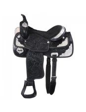 Tough 1 Western Saddle McCoy Trail Show Silver Accents KS264