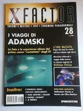 X FACTOR RIVISTA ENIGMI E MISTERI UFO FENOMENI PARANORMALI N. 28 DE AGOSTINI 