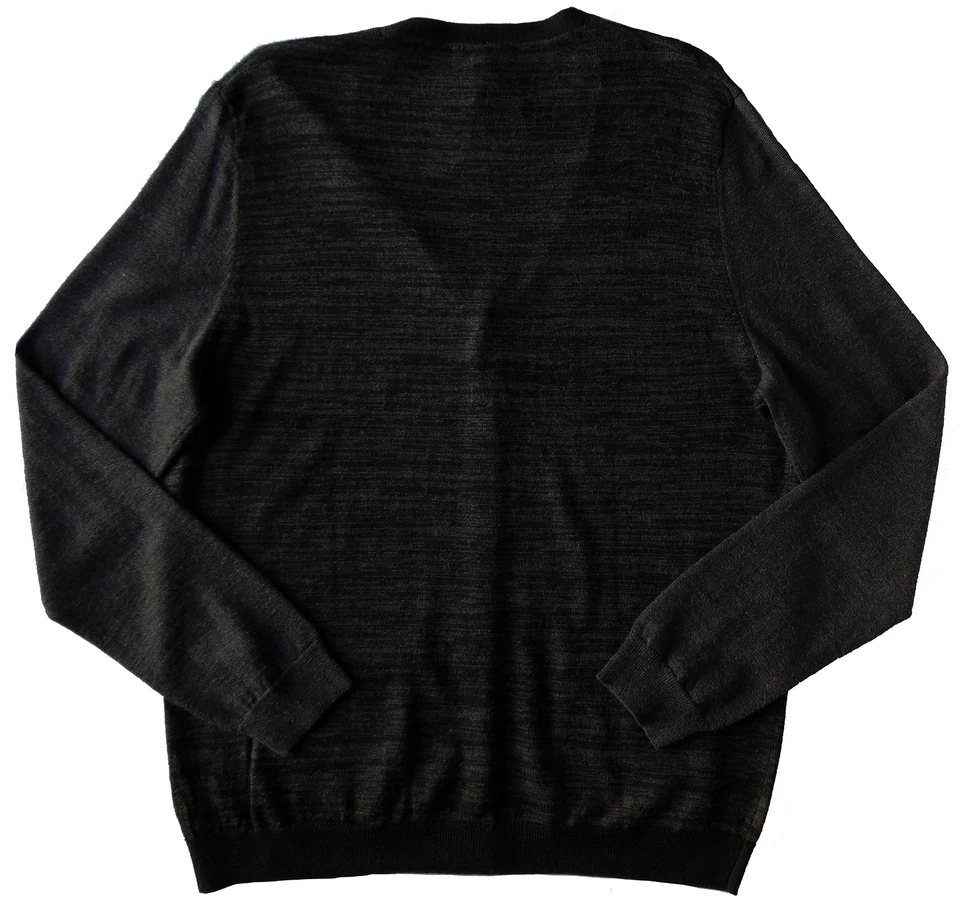 Suéter Para Hombre CALVIN KLEIN Gris Negro Lana + Cárdigan X-Grande XL NUEVO NUEVO CON ETIQUETAS Bonito! Foto 4 de 4