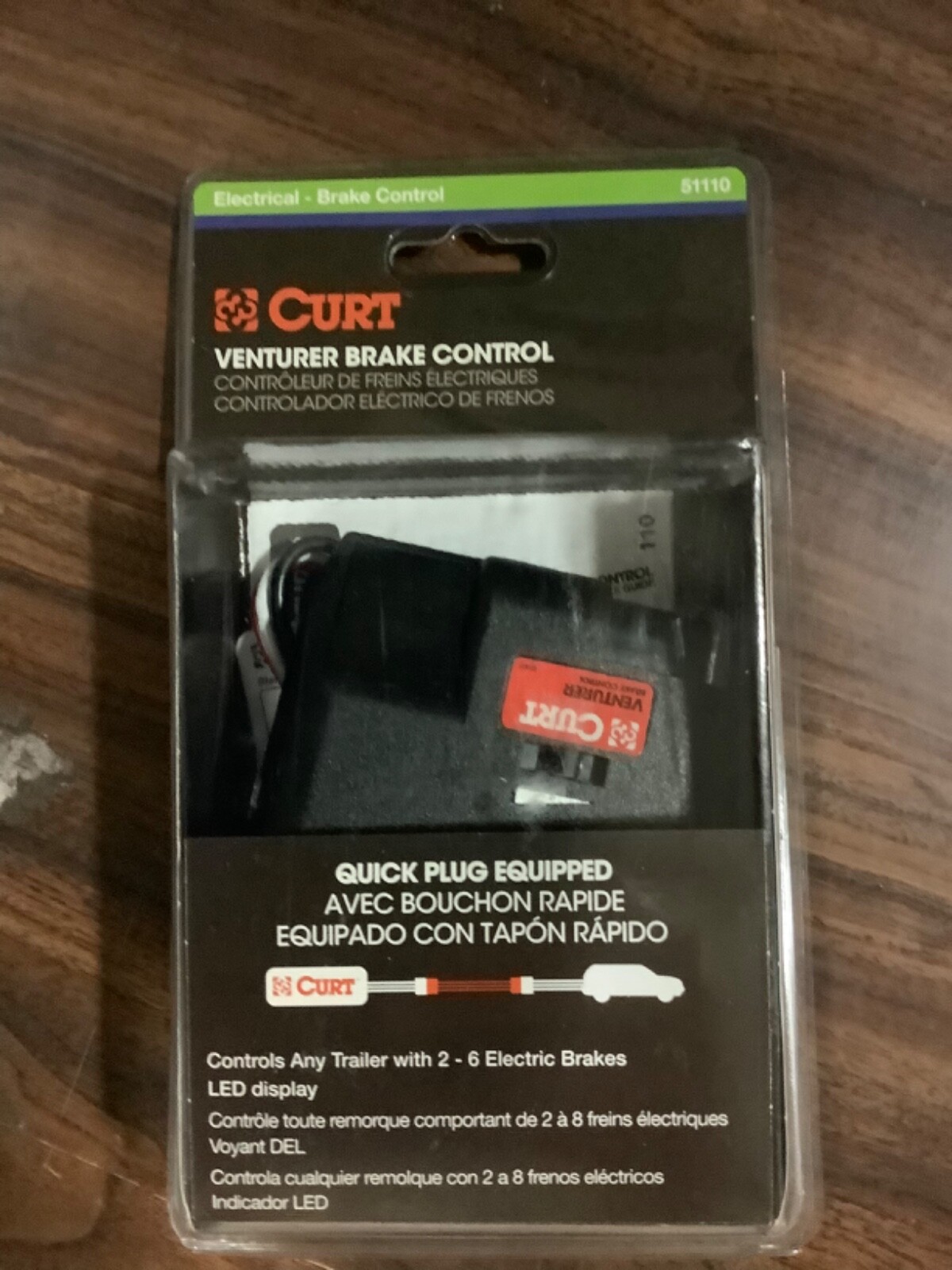 Curt 51110 Venturer Electric Trailer Brake Controller w/ Time Based