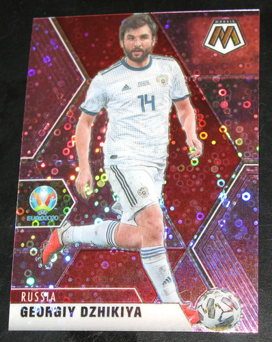 2021 Panini Mosaic UEFA Euro 2020 Georgiy Dzhikiya Purple Circles # /49 Prizm