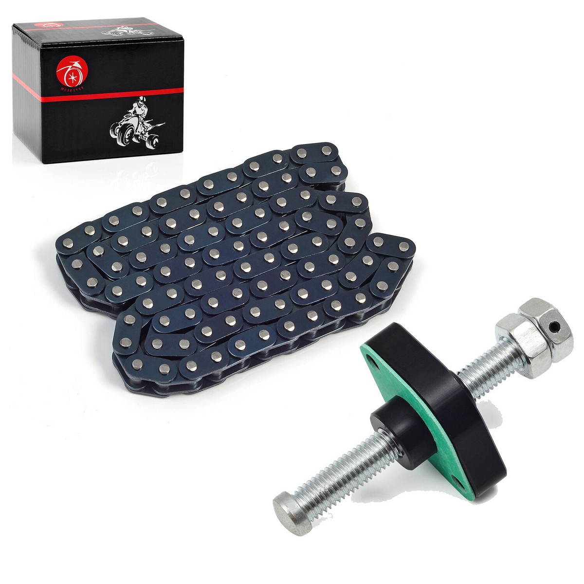 Cam Timing Chain & CNC Manual Tensioner For Kawasaki Bayou 300