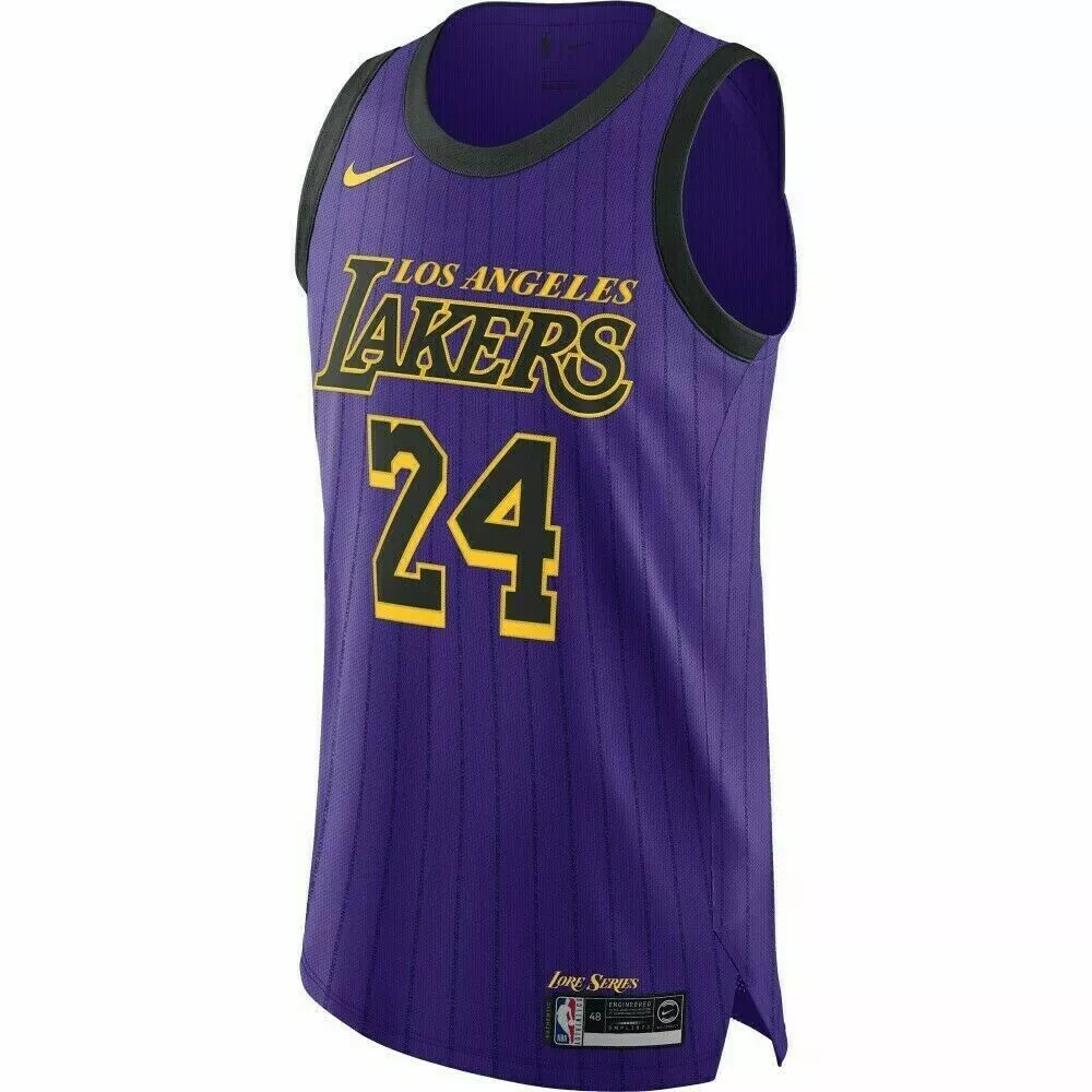 LOS ANGELES LAKERS KOBE BRYANT #24 SHIRT JERSEY CHAMPION sz 2XL MEN WHITE