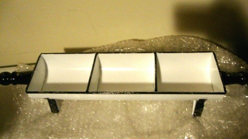 Rolling Pin divided metal Tray - 21 inch - Picture 3 of 5