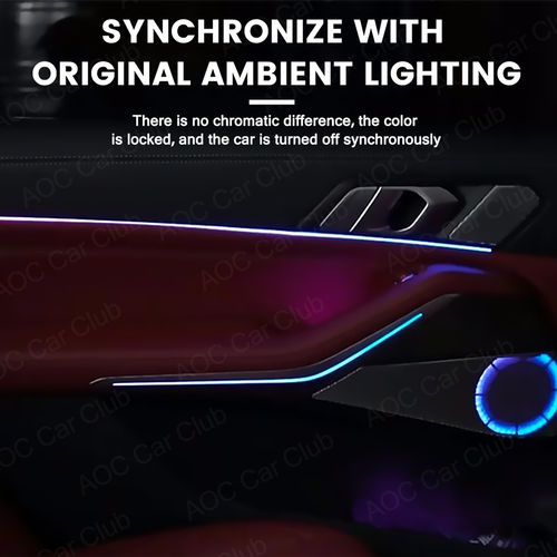 11 Colour 4 Door LED Ambient Lights For BMW x5 x6 G05 G06 G07 Interior Strip - Picture 5 of 15