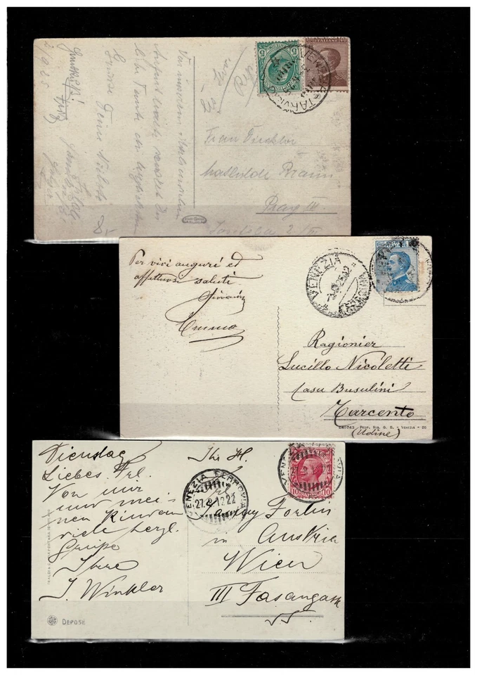 Italy / Venice 1910/30 ☀ Postcards - Image 2 of 2