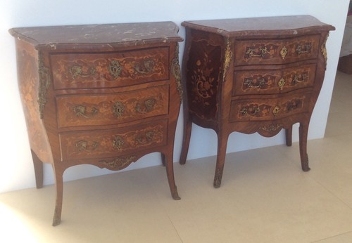 French Marquetry Commode Louis XV revival Stamped George Guerin, Paris.C.1890 - Picture 2 of 10