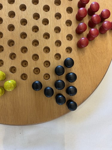 Vintage Cardinal Industries Solid Wood Chinese Checkers Game Edition 184 - Picture 9 of 9