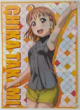 Love Live Sunshine 2nd Season Chika Takami Anime Clear File Folder Sega A4
