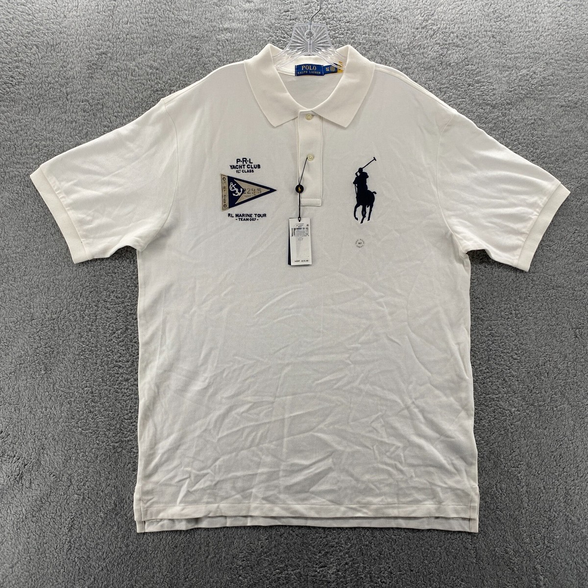 Ralph Lauren Polo Shirt Men XLT Big Pony Short Sleeve Rugby Golf