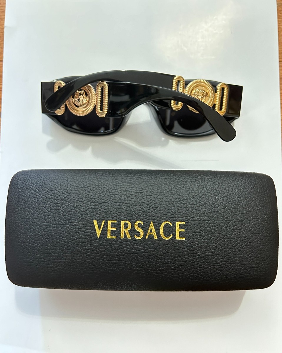 l12 VERSACEメデューサ ビギーサングラスMOD 4361 53□18 Medusa Biggie Sunglasses Black | VERSACE US