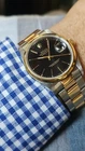 Vintage Rolex Datejust 16203 Black Dial Men's Automatic Watch 1990