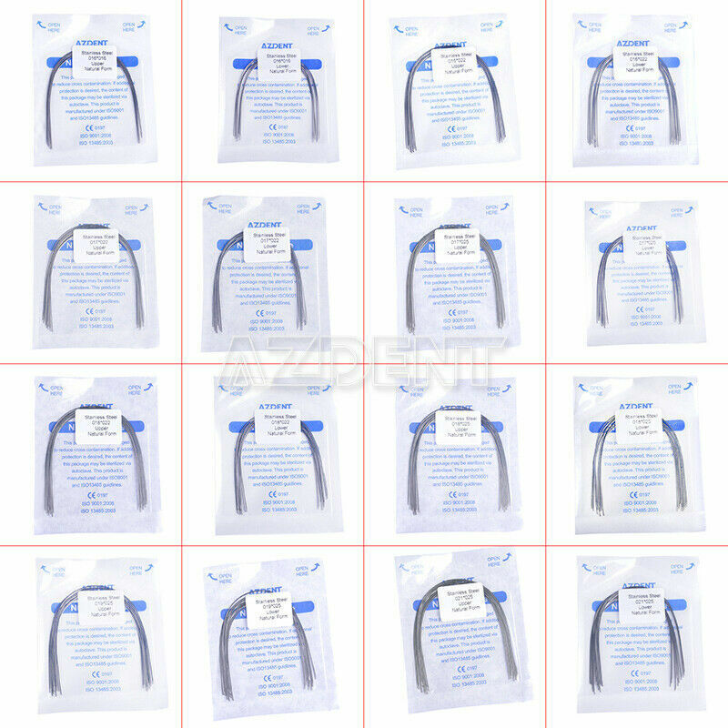 10xDental Ortho Arch Wires Rectangular Stainless mart Steel SALENEW very popular! 016 0