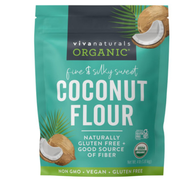 Organic Coconut Flour (4 lbs) - Gluten Free Flour Substitute for Keto, Paleo ...