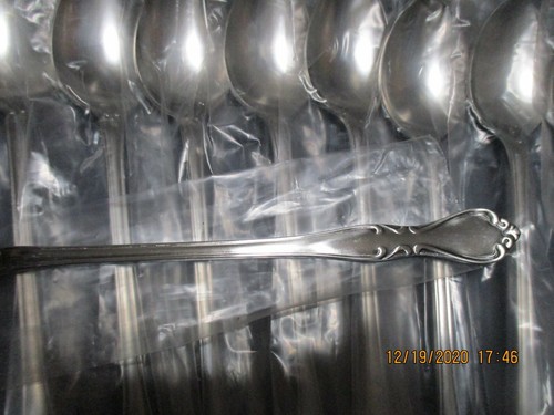 AMC CREON Stainless Steel Tea Spoons Japan Lot of 12 - Picture 4 of 4