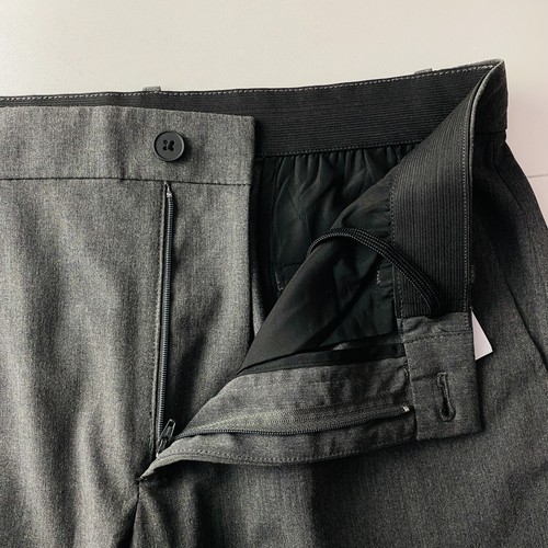 Mango Hombre Gris Oscuro Estándar Cónico Para Vestido Pantalones Eu 44 It 50 W34 - Imagen 6 de 14