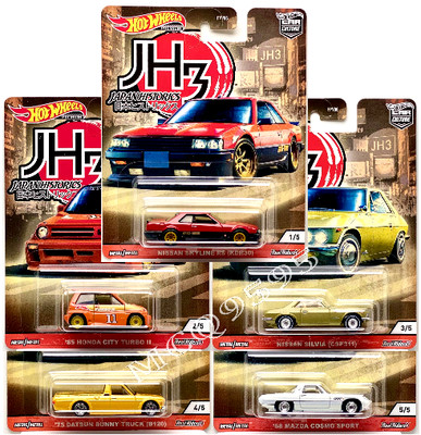 japan historic 3 hot wheels