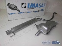 Imasaf Auspuffset Ab Kat für Opel Zafira B 2.2 2005- | Mitteltopf + Endtopf