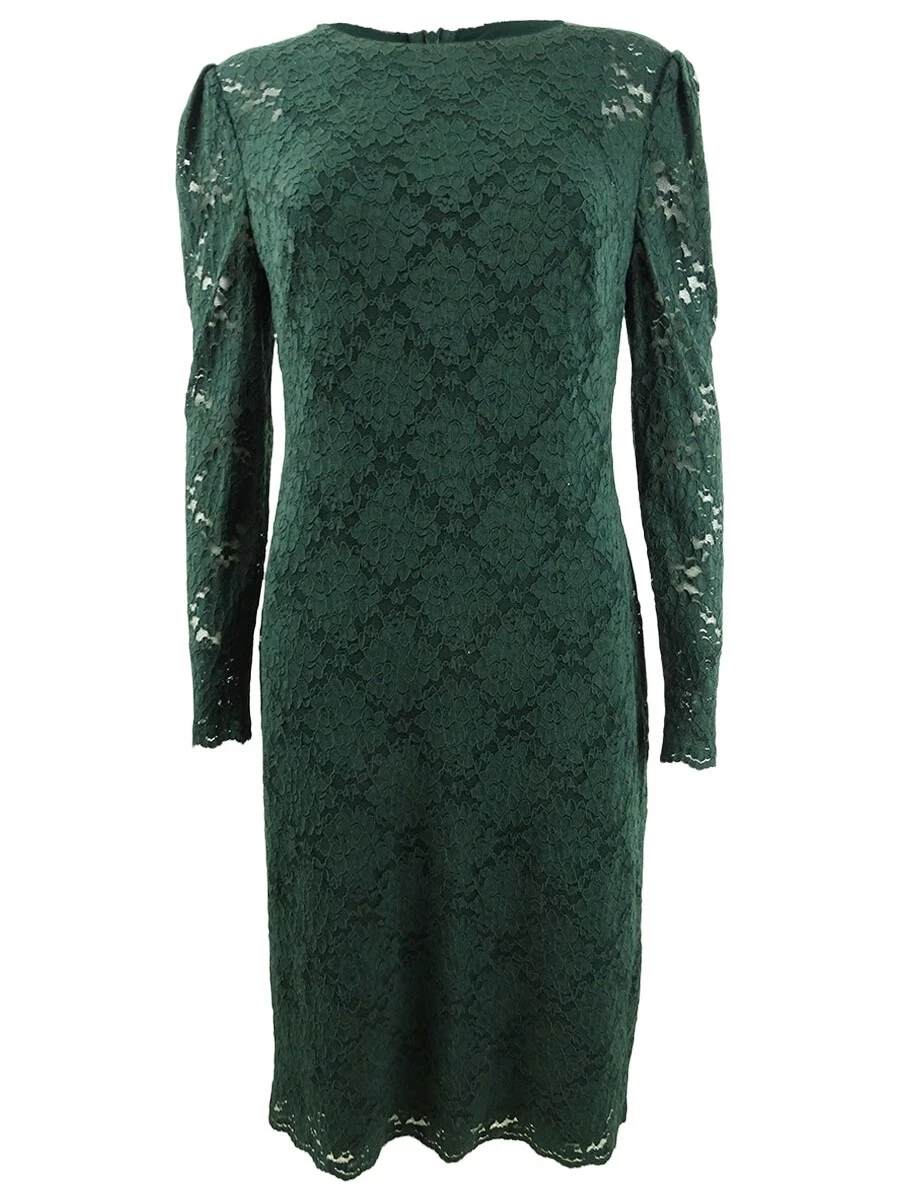 Lauren ralph lauren clearance scalloped lace dress