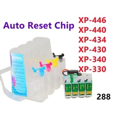 refillable CISS cis ink system xp446 xp440 xp434 xp430 xp340 xp330 288 cartridg*