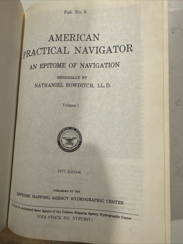 American Practical Navigator Volume 1 1984 Hardcover Bowditch - Bild 6 von 6