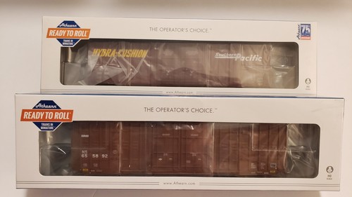 2 vagones de carga Athearn #75097 Norfolk Southern y #75309 Southern Pacific Berwick 60' | Condition: New