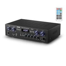 Bluetooth 5.0 Stereo Audio Amplifier Receiver, 4 Channel Peak Power Home 440W