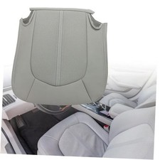Front Driver Side Bottom Leather Perforated Seat Cover Compatible with Gray