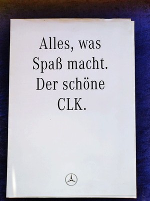 Mercedes W 208 CLK Prospekt 5.1997