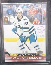 2022-23 Upper Deck Extended Series UD Canvas Young Guns C367 Nick Cicek YG