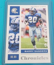 2020 Panini Chronicles   #33 Barry Sanders  Detroit Lions Football Card X1