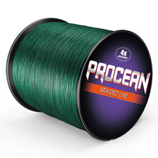 Procean 100 Pe 4 8 Strands Braided Fishing Line 6-300 Lb Sensitive Braided