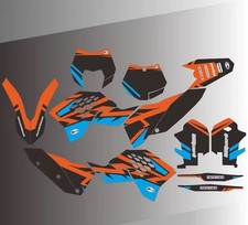 Decorazione KTM SX SXF 2007-2010 EXC EXCF 125cc - 450cc 2008 - 2011 (Supermoto Enduro)