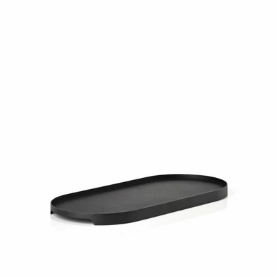 Zone Denmark Tablett Singles Oval Serviertablett Dekotablett Black 35 x 16 cm - Bild 1 von 4