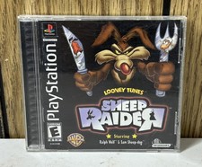 Looney Tunes: Sheep Raider (Sony PlayStation 1, PS1, 2001) CIB, Complete W Man