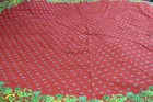 Vintage Williams Sonoma tablecloth 70" round 100% cotton made in India — photo 1