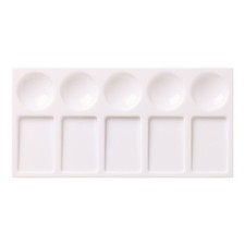 Petite palette de peinture plastique blanc Liquitex 10 godets