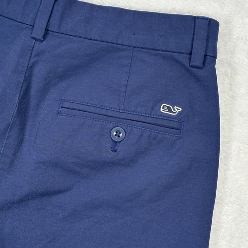 Vineyard Vines Breaker Shorts Boys Youth 16 Blue Classic Fit Performance Preppy - Picture 7 of 7