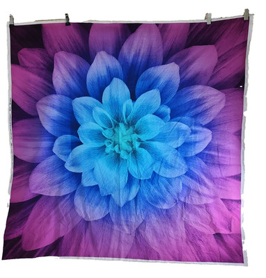 Hoffman Fabrics Dream Big #P4389 Aurora Floral Fabric Panel 100% Cotton 42''x41''