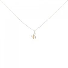 Authentic K10YG initial L Diamond Necklace  #230-000-146-2530