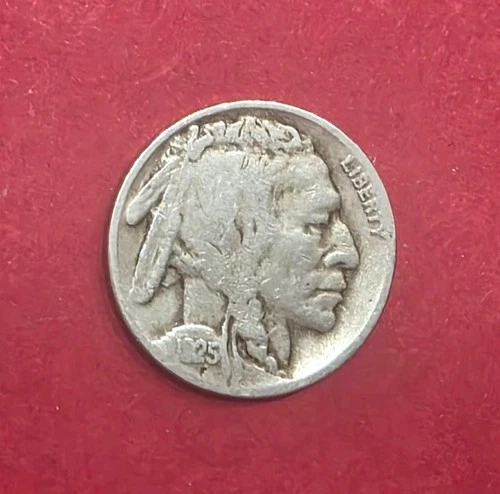 1925-D Buffalo Nickel Very Good Condition.